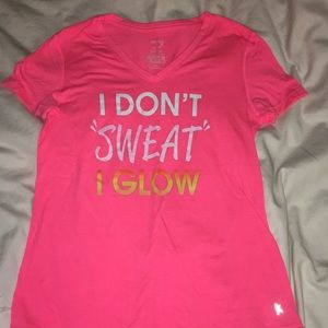 Pink exercise Tee